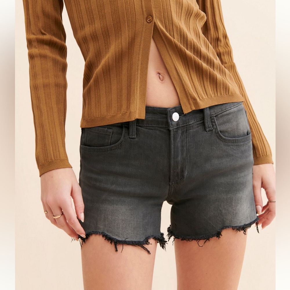 Joe’s Jeans The Ozzie Frayed Shorts Black Anthropologie